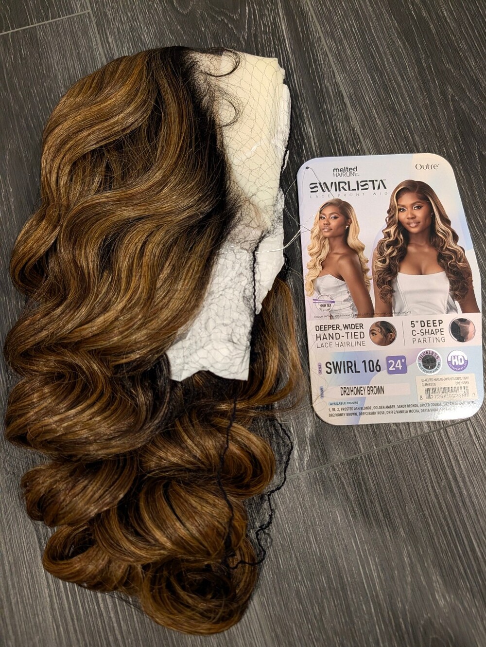 Outre Melted Hairline Swirlista Glueless 5" Deep C-Shape HD Lace Front Wig